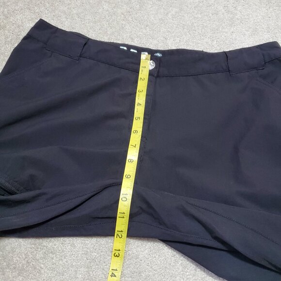 MCKINLEY Grindavik Nylon Stretch 32.5" Hiking Pants Straight Black Women Large - Picture 14 of 16